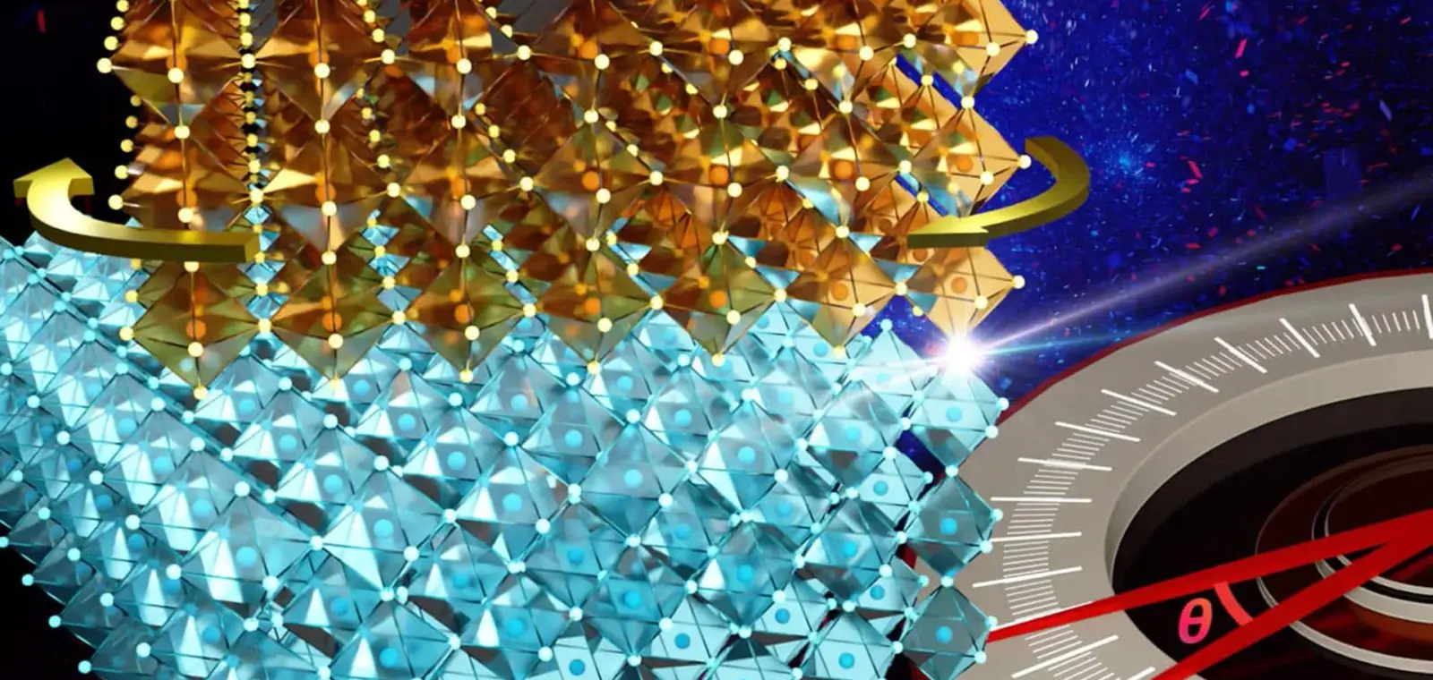 Scientists twist crystal layers and reshape matter from within